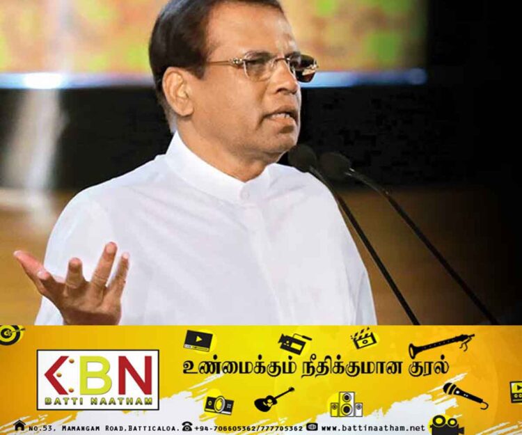 மைத்திரியிடம் தகவல் சொன்ன மர்ம நபர்!