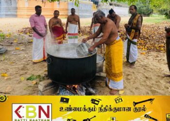 மட்டு அருள்மிகு ஸ்ரீமாமாங்கேஸ்வரர் ஆலயத்தில் மருத்துநீர் வழங்கும் நிகழ்வு!