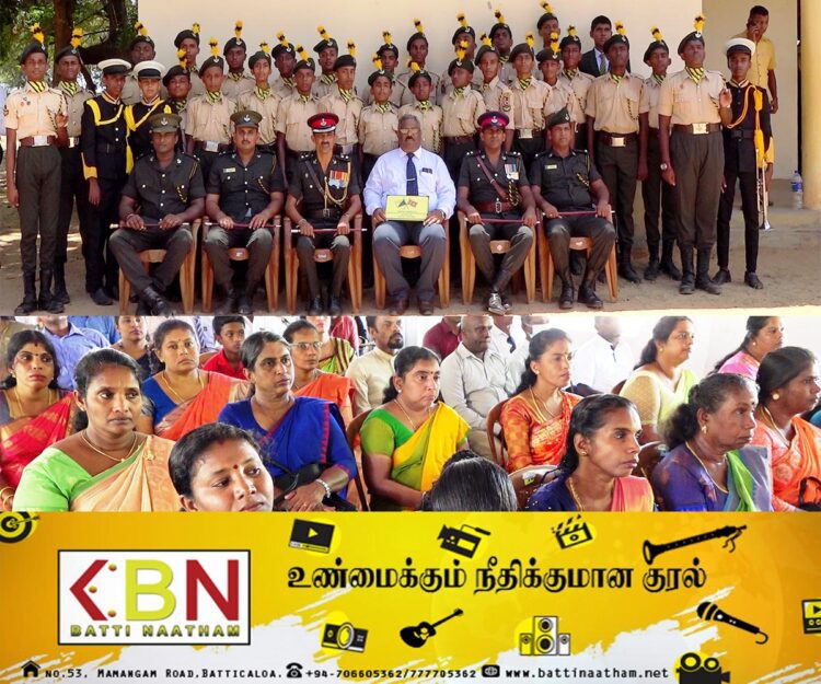 மட்டக்களப்பில் 38வது தேசிய மாணவர் சிப்பாய் படைப்பிரிவின் பதவி உயர்வு விருது வழங்கும் நிகழ்வு!
