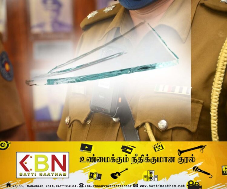 பொலிஸ் உத்தியோகத்தர் மீது கண்ணாடி துண்டுகளால் தாக்குதல்!