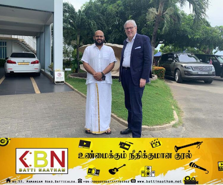 மட்டக்களப்பில் பிரித்தானிய உயர்ஸ்தானிகருடன் பேச்சுவார்த்தை நடாத்திய சாணக்கியன்!