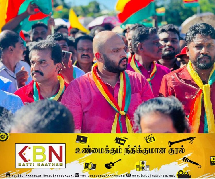 மட்டுநகரில் தமிழரசுக் கட்சியின் மேதின பேரணி!