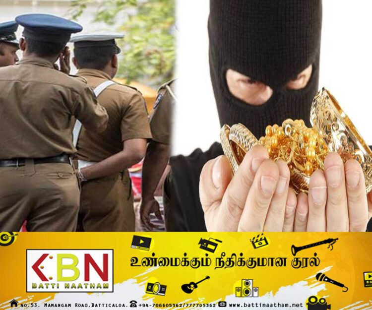 குடும்பத்தினரை கட்டிவைத்து வீட்டில் கொள்ளை!