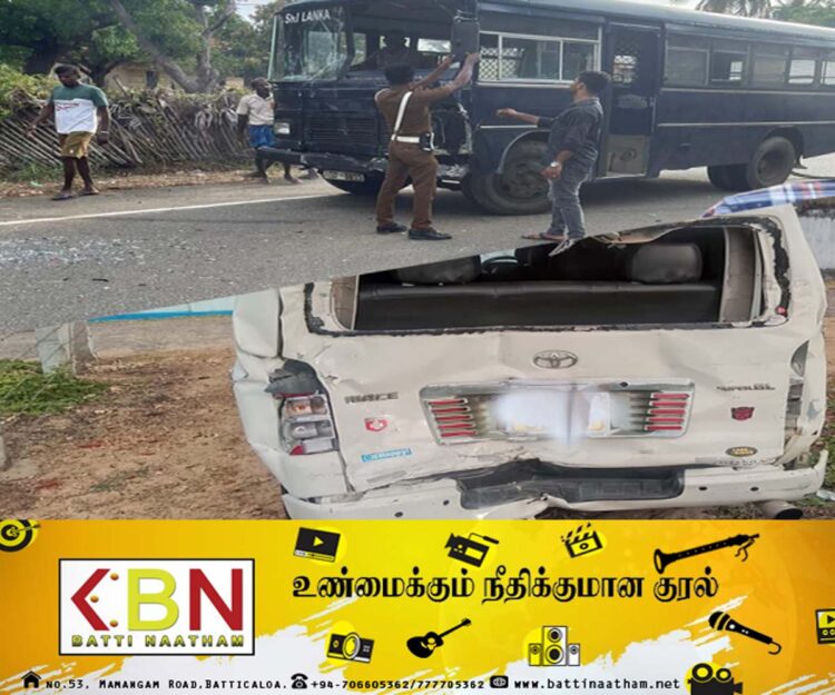 யாழ் கைதிகளை ஏற்றி சென்ற சிறைச்சாலை பஸ் விபத்து!
