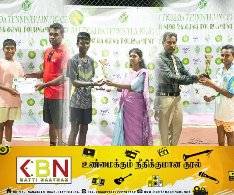 லேக் வியூ டெனிஸ் சென்டரின் 25 ஆவது ஆண்டு நிறைவை முன்னிட்டு டெனிஸ் சுற்றுப் போட்டி!