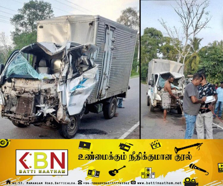 நன்னேரிய பிரதேசத்தில் லொறி ஒன்று இன்னுமொரு லொறியுடன் மோதி விபத்து;ஒருவர் பலி !