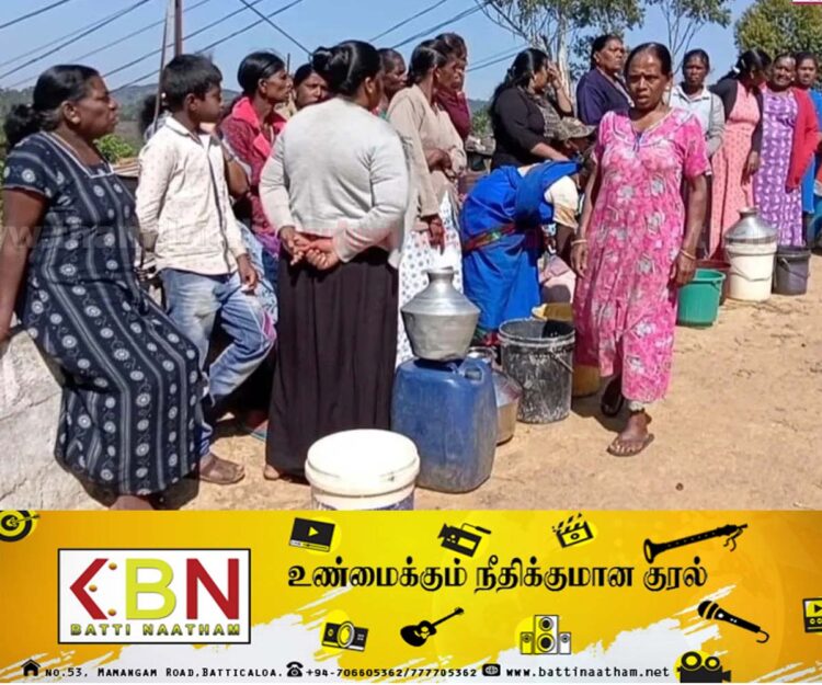 நுவரெலியா பகுதியில் நீரின்றி தவிக்கும் மக்கள்!
