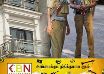 பொலிஸாரிடமிருந்து தப்பிக்க மாடியிலிருந்து குதித்த பெண் மரணம்!