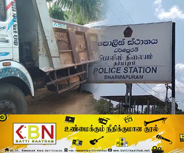 கிளிநொச்சியில் சட்டவிரோத மணல் ஏற்றிய நால்வர் கைது!