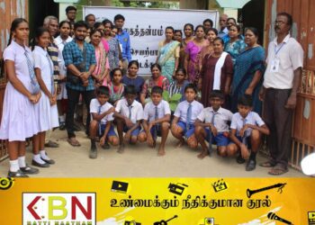 உலகத்தன்மம் சமூக அமைப்பின் ஏற்பாட்டில் புதூர் விக்னேஸ்வரா வித்தியாலத்தில் மரம் நடும் செயற்திட்டம்!