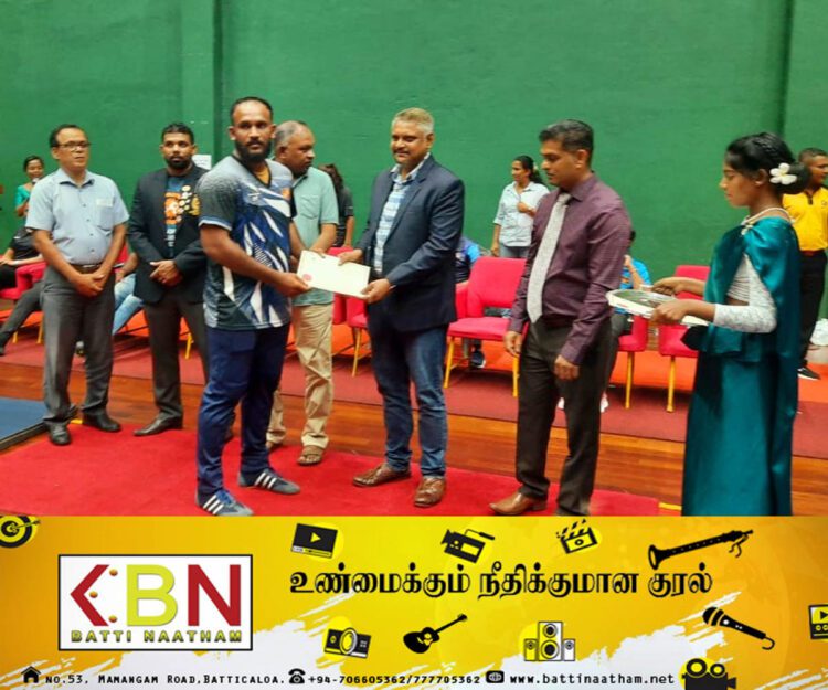 தேசிய மல்யுத்த போட்டியில் சாதித்த ஆரையம்பதி இளைஞன்!