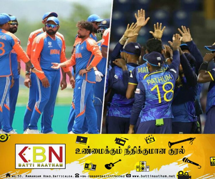 இந்தியா மற்றும் இலங்கை கிரிக்கெட் தொடரின் போட்டி அட்டவணை!