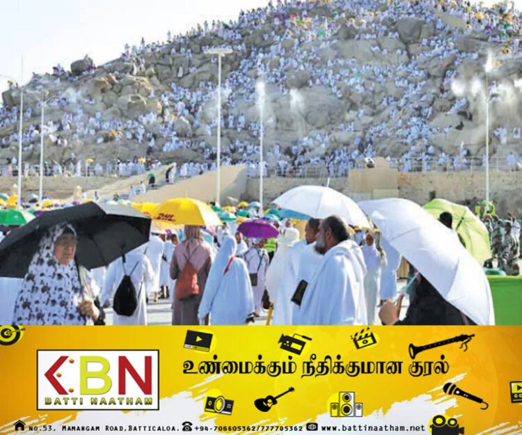 அதிக வெப்பத்தினால் மக்காவில் 06 யாத்திரிகர்கள் மரணம்!