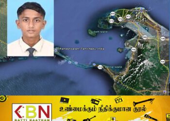 பாக்கு நீரிணையை நீந்திக் கடக்க தயாராகும் திருகோணமலை சாஹிரா கல்லூரி மாணவன்!