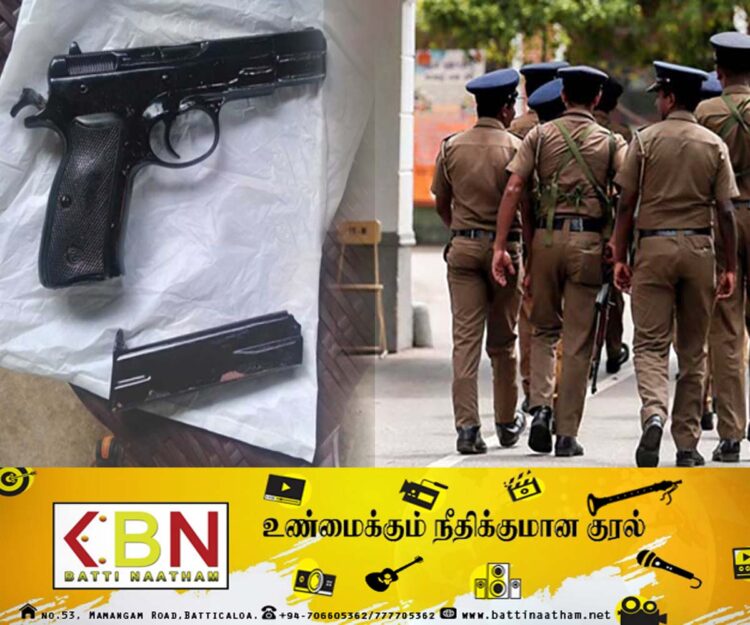 வெளிநாட்டு துப்பாக்கிகளுடன் இருவர் கைது!