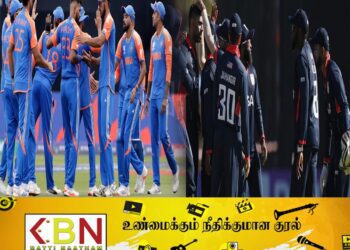 T20 உலகக் கிண்ண கிரிக்கெட் தொடர்; அமெரிக்காவை வீழ்த்தியது இந்தியா!