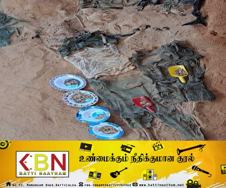 கொக்குத்தொடுவாய் மனிதப் புதைகுழியின் மூன்றாங்கட்ட அகழ்வாய்வின் எட்டாம் நாள் செயற்பாடுகள்!