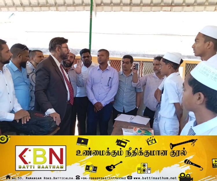 காத்தான்குடி அல்ஹிறா மகா வித்தியாலயத்திற்கு பாராளுமன்ற உறுப்பினர் செய்யித் அலிஸாஹிர் மௌலானா நேரடி விஜயம்!