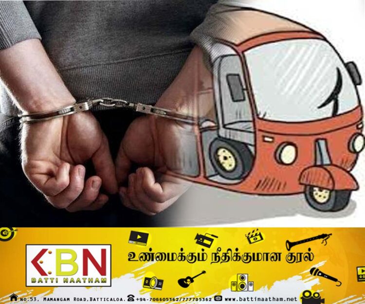 பொலிஸுக்கு இலஞ்சம் கொடுக்க முயன்ற முச்சக்கரவண்டி சாரதி கைது!