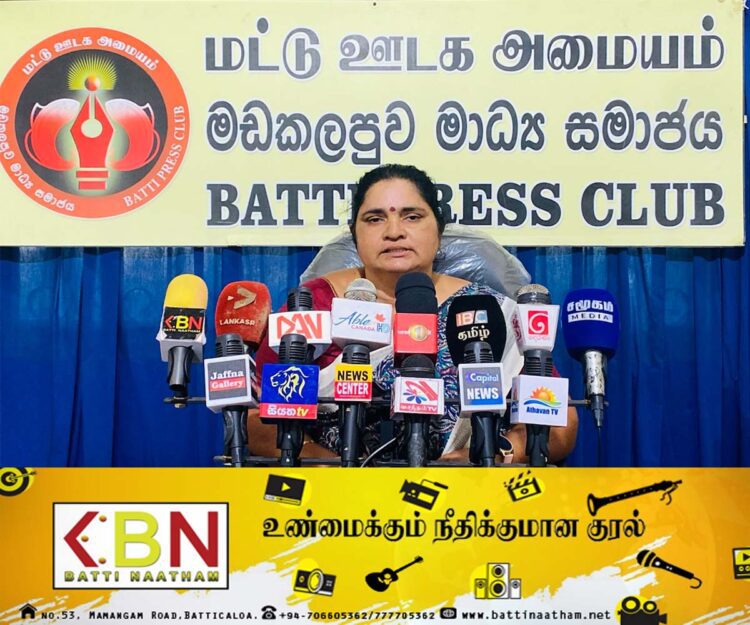 பயங்கரவாத தடுப்பு பிரிவினரால் விசாரணைக்கு அழைக்கப்பட்ட காணாமல் ஆக்கப்பட்ட உறவுகளின் சங்கத் தலைவி!
