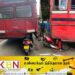 பஸ்ஸுடன் மோட்டார் சைக்கிள் மோதி விபத்து!