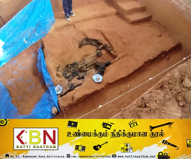 கொக்குத்தொடுவாய் மனிதப் புதைகுழி அகழ்வுப் பணி; 7 மனித உடல் பாகங்கள் உட்பட சில மனித ஆடைகள் மீட்பு!