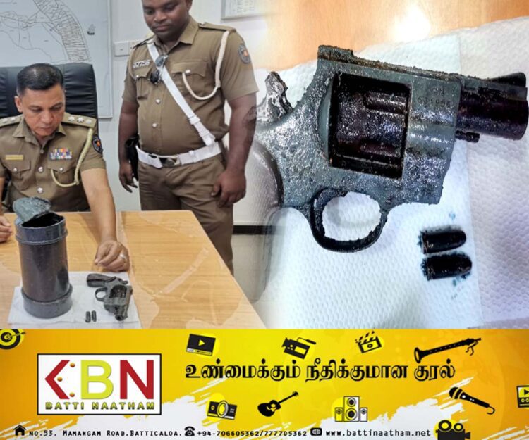 கல்முனை கடற்கரை பகுதியில் துப்பாக்கி மீட்பு!
