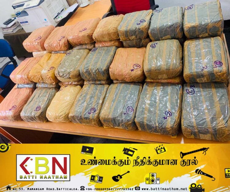 மன்னாரிலிருந்து கொழும்பிற்கு கடத்தப்பட்ட கேரளா கஞ்சா; இருவர் கைது!