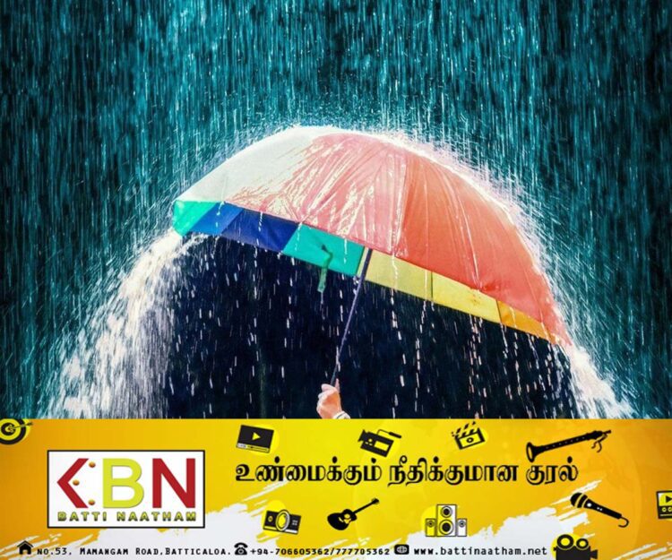 மழை அல்லது இடியுடன் கூடிய மழை பெய்யக்கூடிய சாத்தியம்!