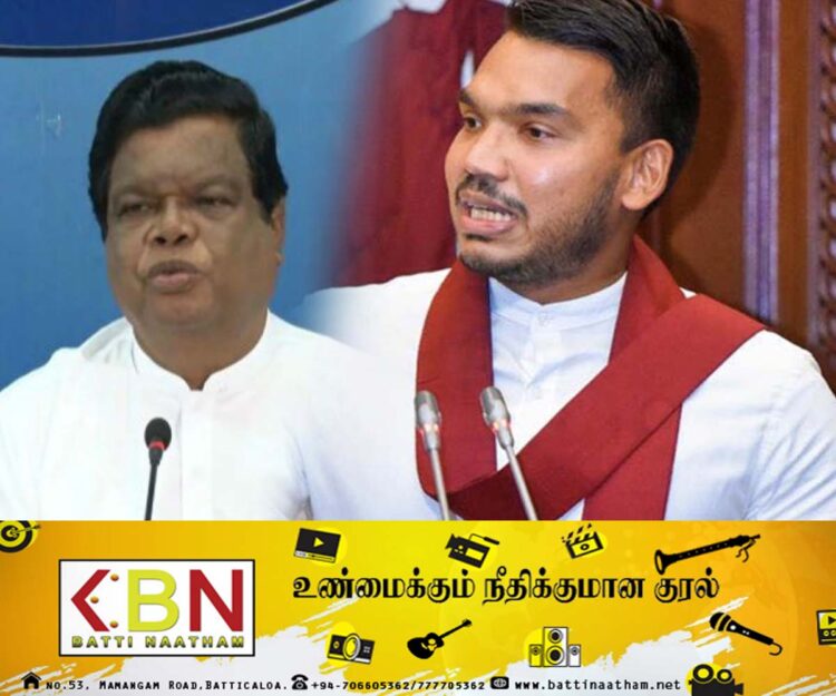 நாமலுக்கு எதிராக பந்துல குணவர்தன பொலிஸில் முறைப்பாடு！