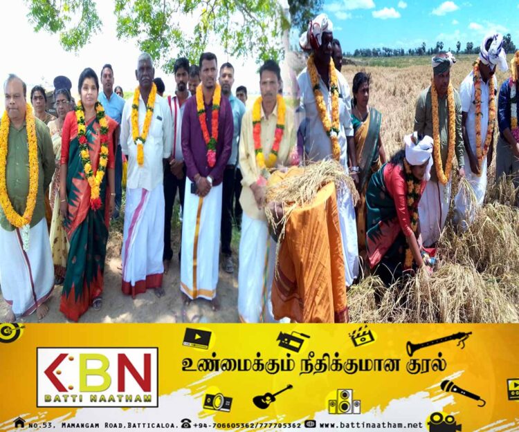 உறுகாம நீர்பாசன திட்டத்தின் கீழ் சிறு போக நெற்செய்கையின் அறுவடை பெருவிழா!