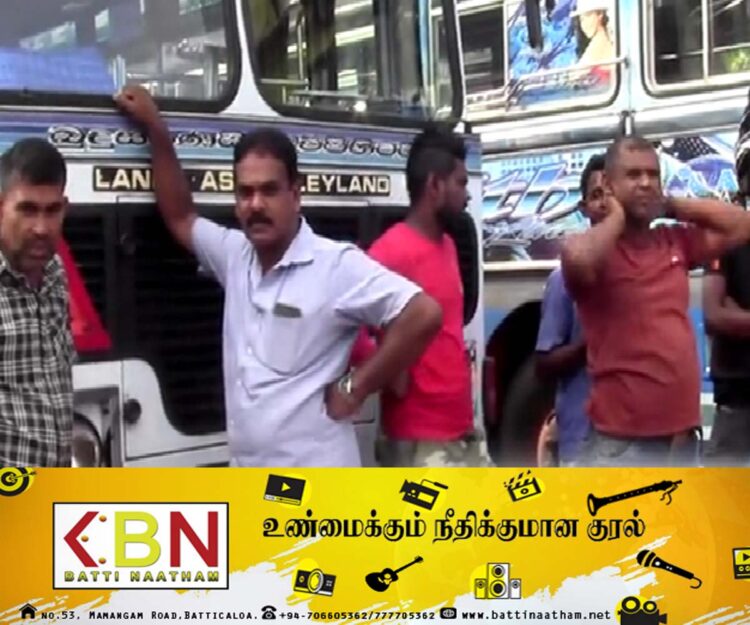 திடீர் பணிப்புறக்கணிப்பில் ஈடுபட்ட தனியார் பேருந்து சாரதிகள்!