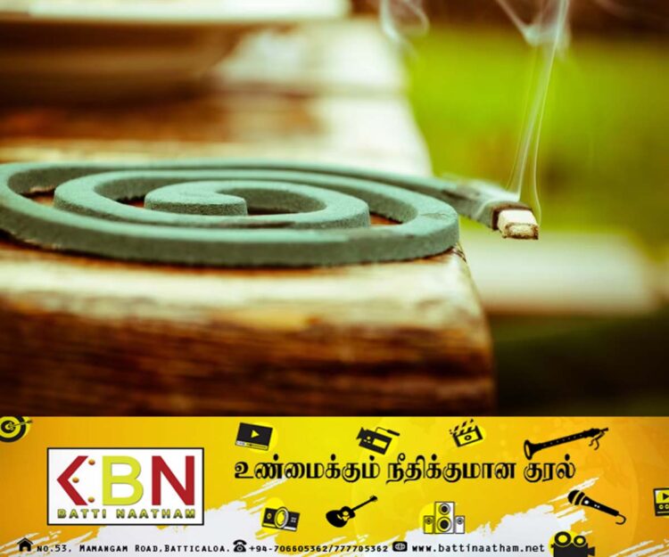 நுளம்புத்திரி பயன்படுத்துவதனால் நுரையீரல் பாதிப்பு!