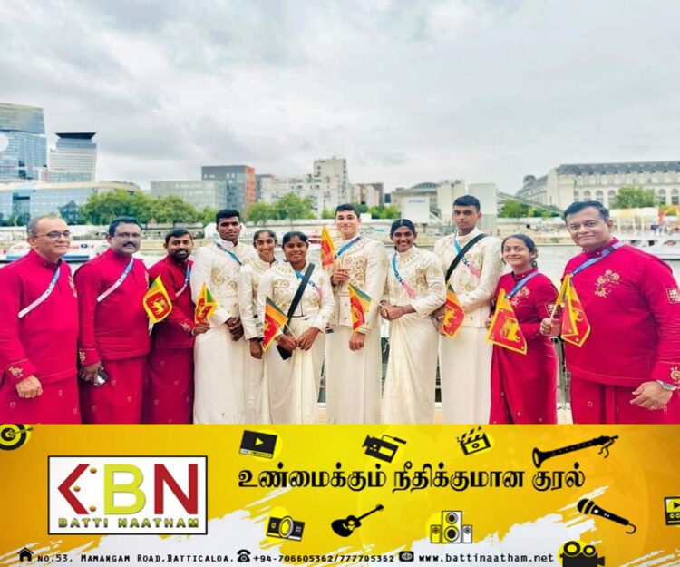 பாரிஸ் ஒலிம்பிக் போட்டியில் இலங்கையின் பாரம்பரிய ஆடைக்கு மூன்றாவது இடம்!