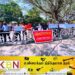 மட்டு காந்தி பூங்கா முன்பாக இலங்கை வங்கி ஊழியர் சங்கம் போராட்டம்!