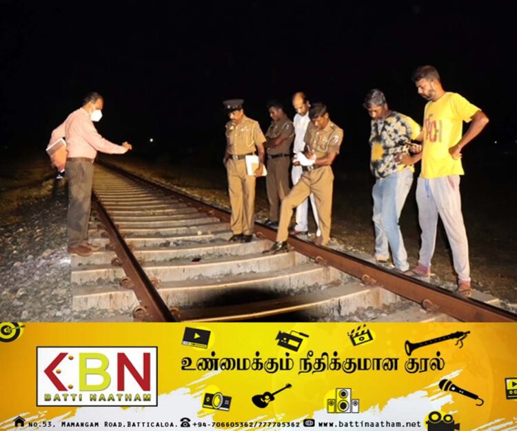 வந்தாறுமூலை புகையிரத பாதையில் அமர்ந்து மது அருந்திய இளம் குடும்பஸ்தர் ரயில் மோதி மரணம்!