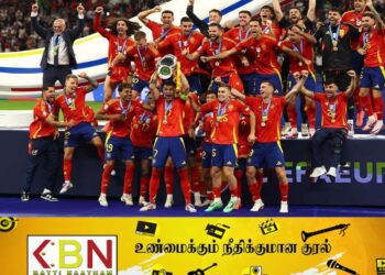 4வது முறையாக யூரோ பட்டத்தை வென்ற ஸ்பெயின்!