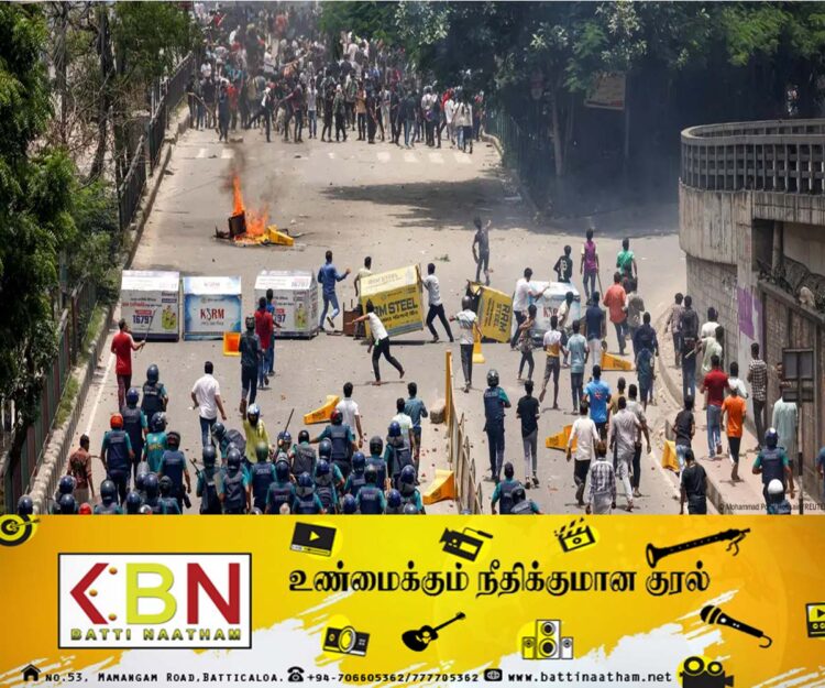 பங்களாதேஷில் ஆர்ப்பாட்டத்திற்கு காரணமான ‘வேலை ஒதுக்கீட்டை’ நீக்க நீதிமன்றம் தீர்ப்பு!