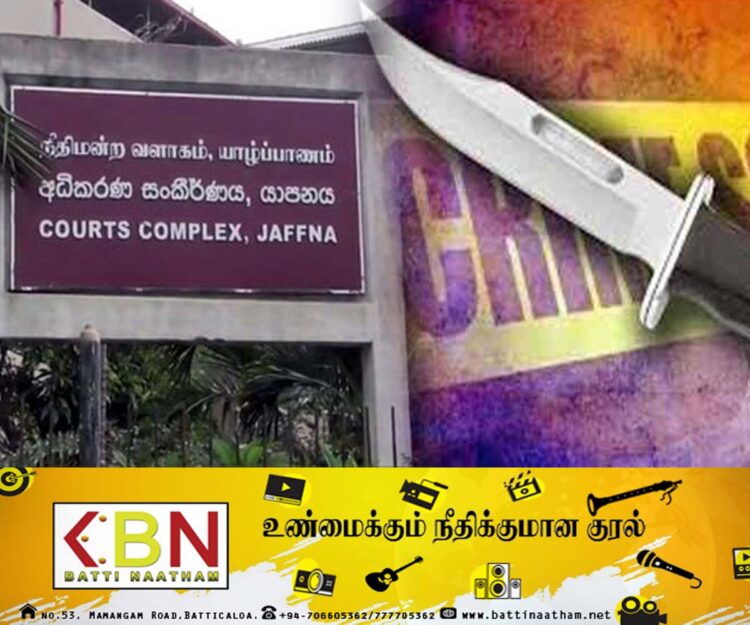 யாழ் நீதிமன்றத்திற்கு அருகில் வாள் வெட்டு முயற்சி!