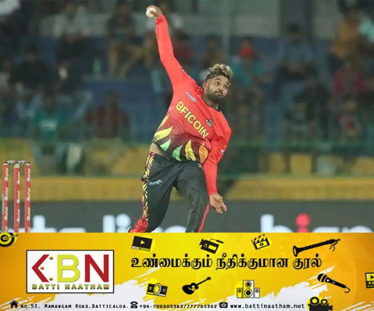 வனிந்து ஹசரங்கவுக்கு 11 இலட்சம் அபராதம்!
