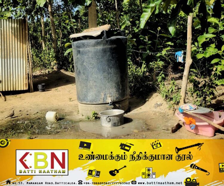 குடிநீரையும் பணம் கொடுத்து வாங்கும் அவல நிலையில் கிளிநொச்சி சாந்தபுரம் மக்கள்!