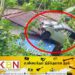 வீட்டின் கூரையின் மேல் கவிழ்ந்த கார்; பெண்ணொருவர் வைத்தியசாலையில் அனுமதி!
