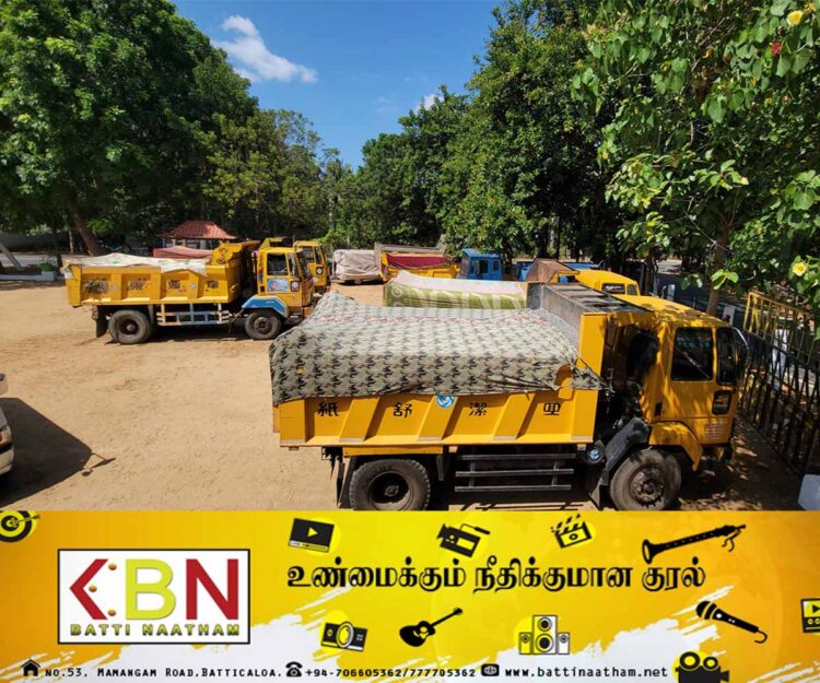 யாழில் சட்டவிரோதமான முறையில் மணல் ஏற்றிச் சென்ற டிப்பர் வாகனங்கள் பொலிஸாரால் கைப்பற்றல்!