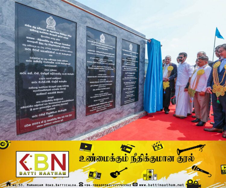 யாழ் தாளையடி கடல் நீர் சுத்திகரிப்பு நிலையம் ஜனாதிபதியால் திறந்து வைப்பு!