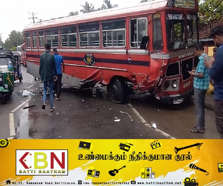 கல்முனை பாண்டிருப்பு பிரதான வீதியில் கோர விபத்து!