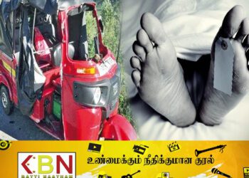 வேனும் முச்சக்கர வண்டியும் நேருக்கு நேர் மோதி விபத்து; ஒருவர் உயிரிழப்பு!