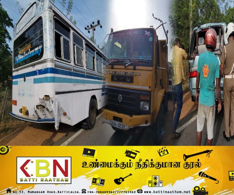 யாழில் அடுத்தடுத்து மோதிக்கொண்ட வாகனங்கள்!