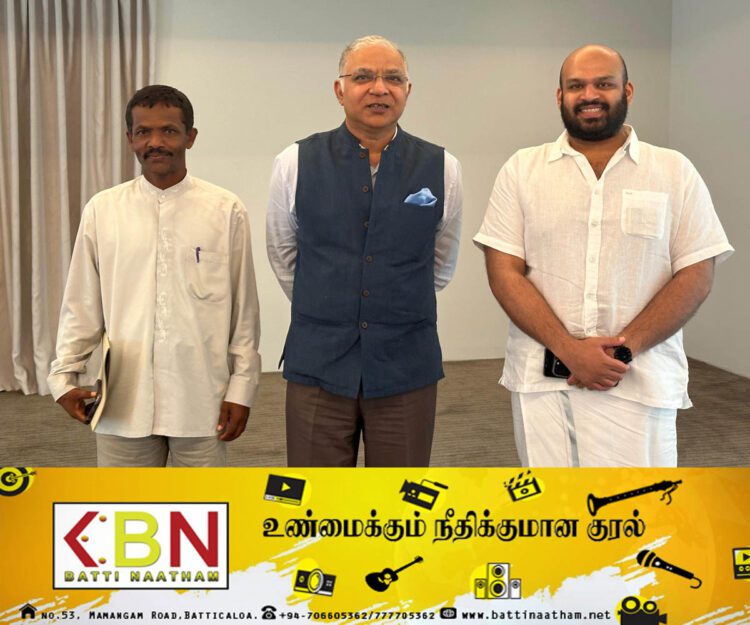 மட்டக்களப்பில் தமிழரசு கட்சியினருடன் இந்திய உயஸ்தானிகர் சந்திப்பு!