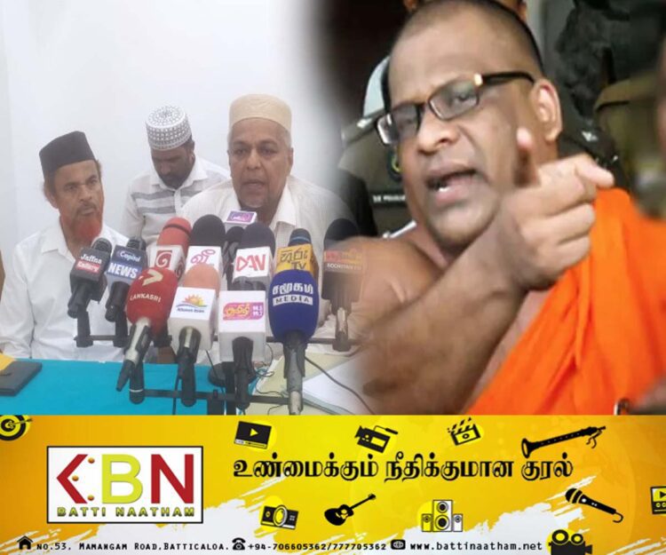 கல்முனை முஹ்யித்தீன் ஜும்ஆப் பெரிய பள்ளிவாசல் நிர்வாகத்தை குழப்பும் முயற்சியில் ஞானசார தேரர்!