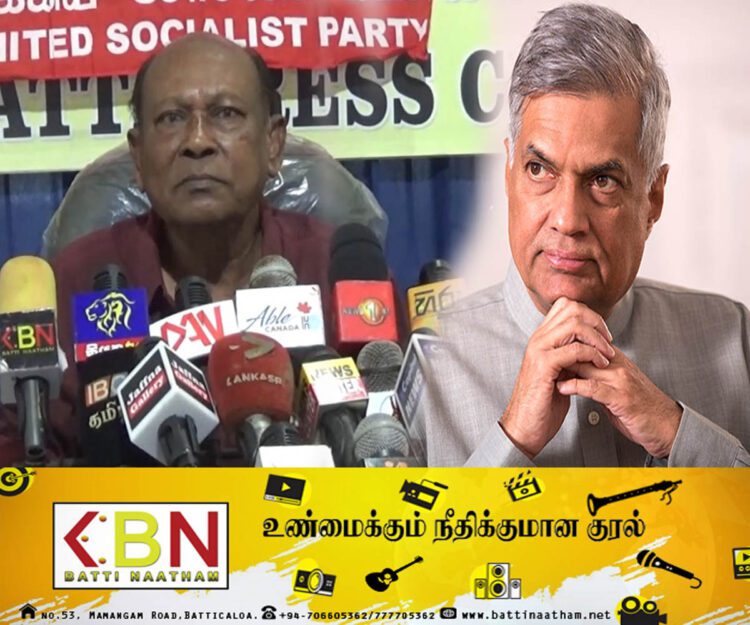 ரணிலின் பிரச்சார கூட்டத்தில் களவாக வழங்கப்பட்ட கால் போத்தல் சாராயம்; குற்றம் சுமத்தியுள்ள ஜனாதிபதி வேட்பாளர்!